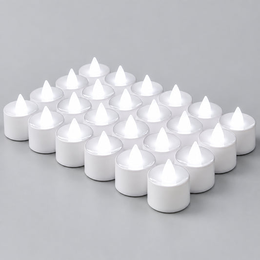 Bougies chauffe-plat LED sans flamme pour décoration de table