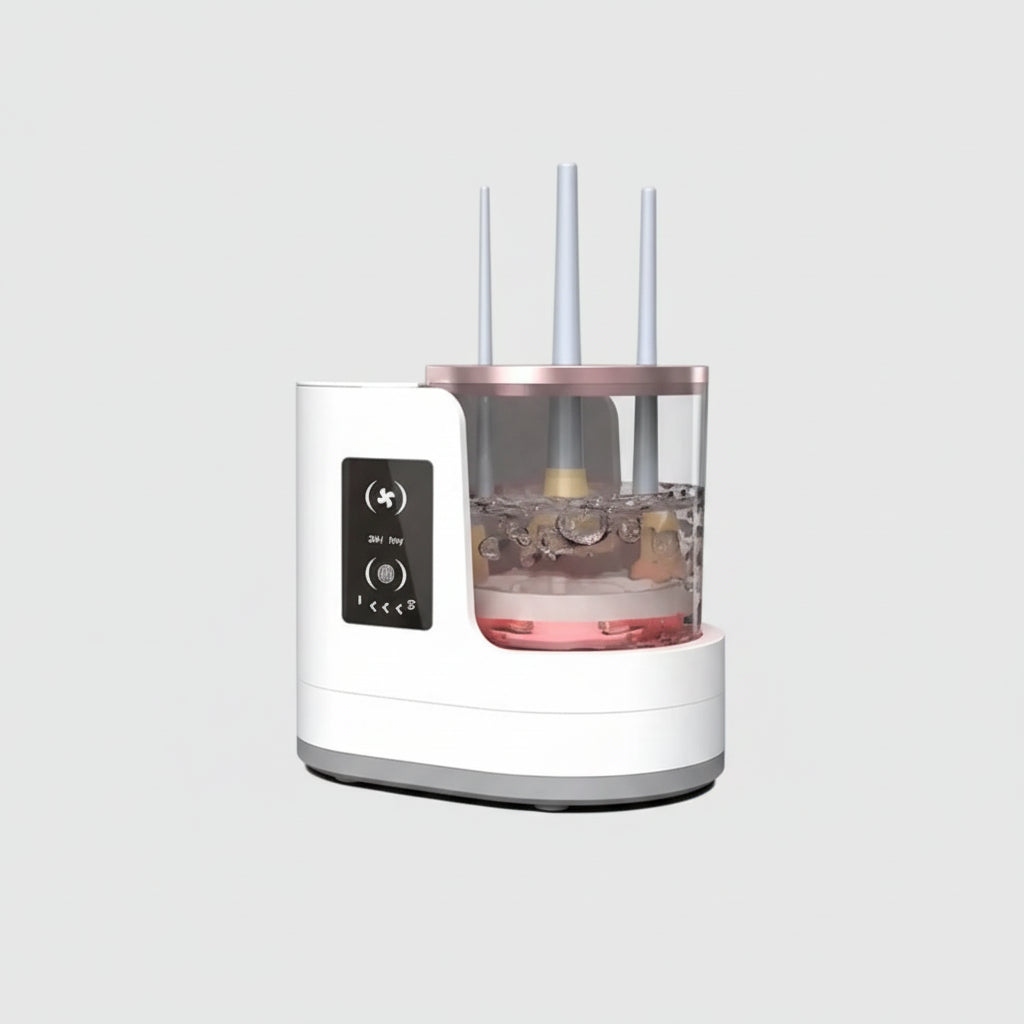 Nettoyant pour pinceaux de maquillage électrique