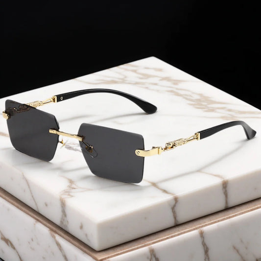 Fashion Sun glasses Rectangle Women Men