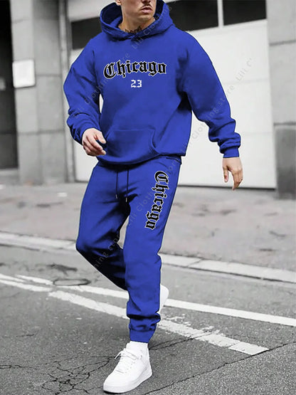 Mens  Hoodie Sweatpant 2 Piece Set