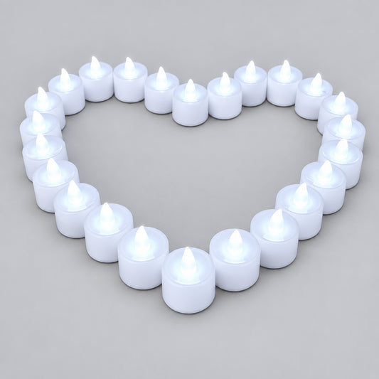 Bougies chauffe-plat LED sans flamme pour décoration de table