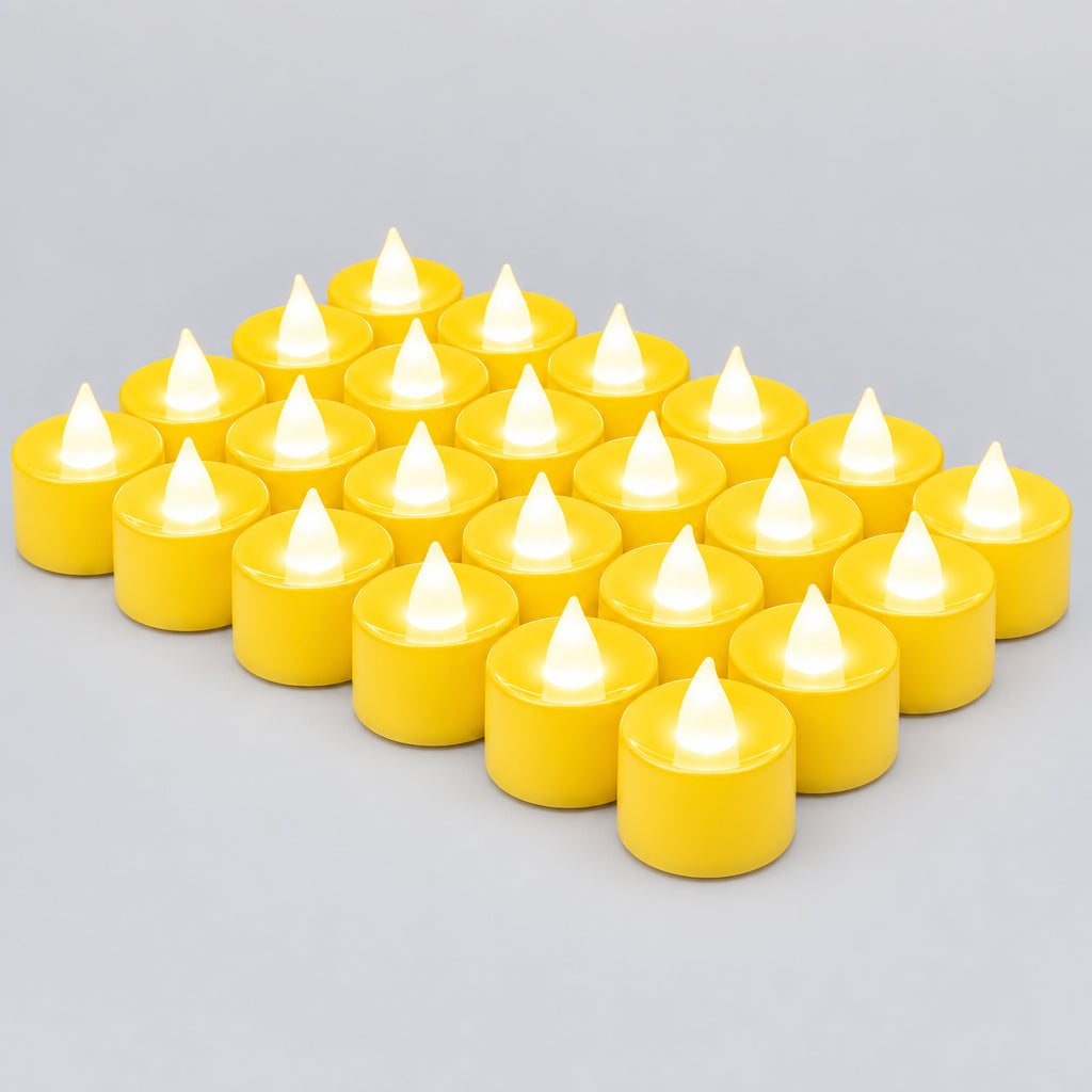 Bougies chauffe-plat LED sans flamme pour décoration de table