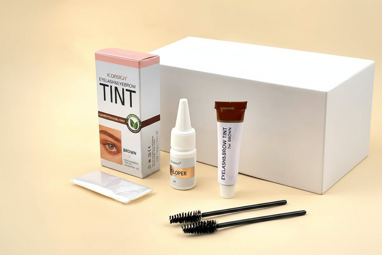 Kit de teinte de teinture pour cils et sourcils
