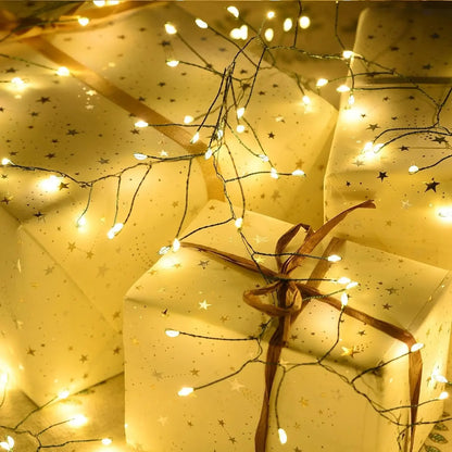 Guirlande LED effet pétards avec télécommande – 30 à 75 m