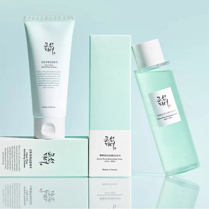 Nettoyant visage coréen pour une peau douce et délicate, tonique nettoyant en profondeur, eau de ginseng pour crème hydratante contour des yeux, élimine les cernes