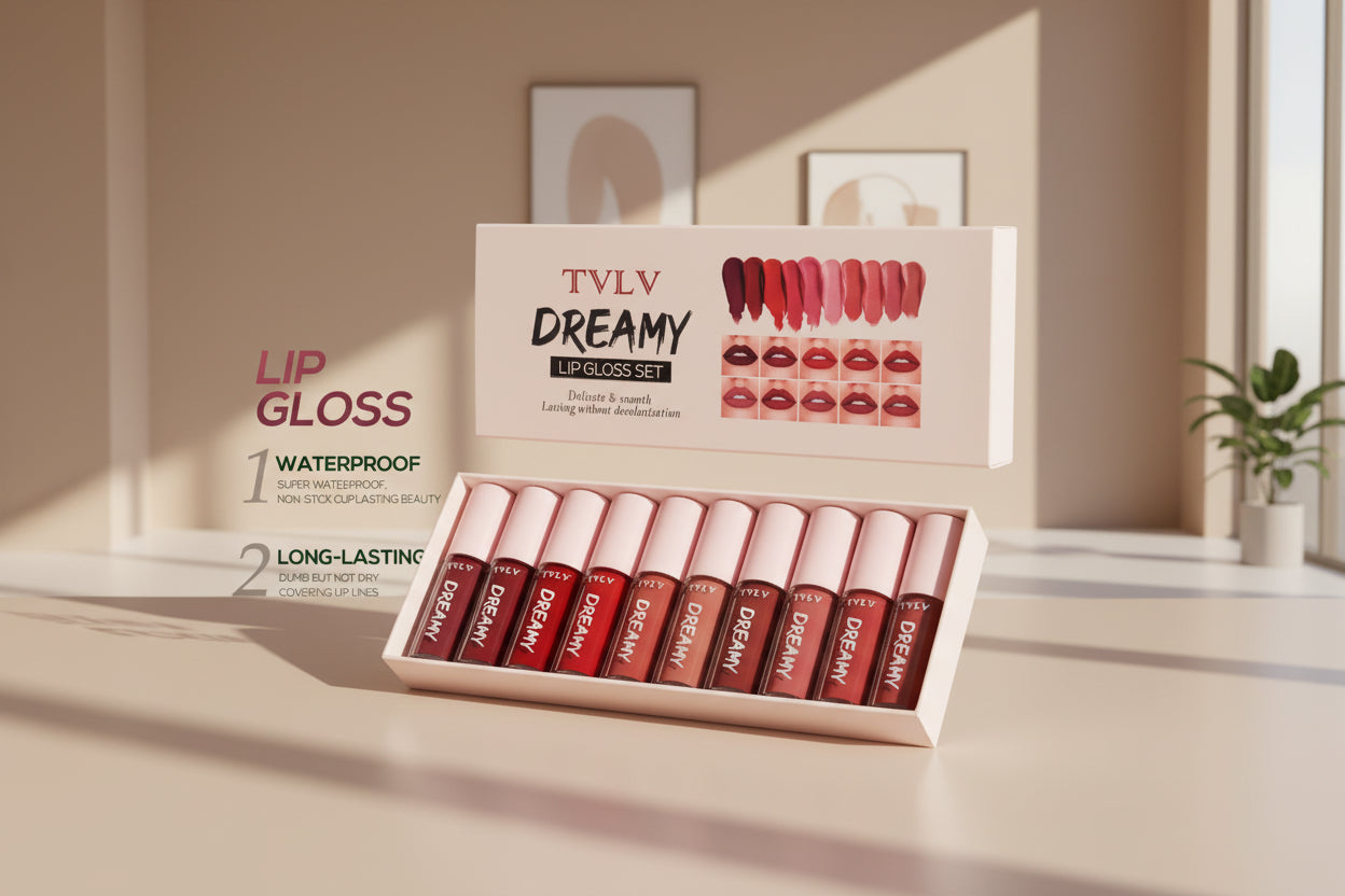 Lot de 10 rouges à lèvres velours