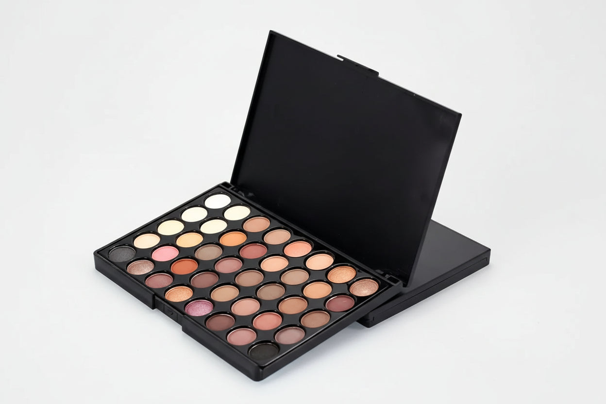 Palette de fards à barrage pailletés