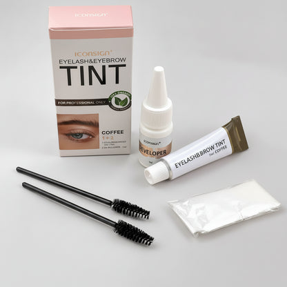 Kit de teinte de teinture pour cils et sourcils