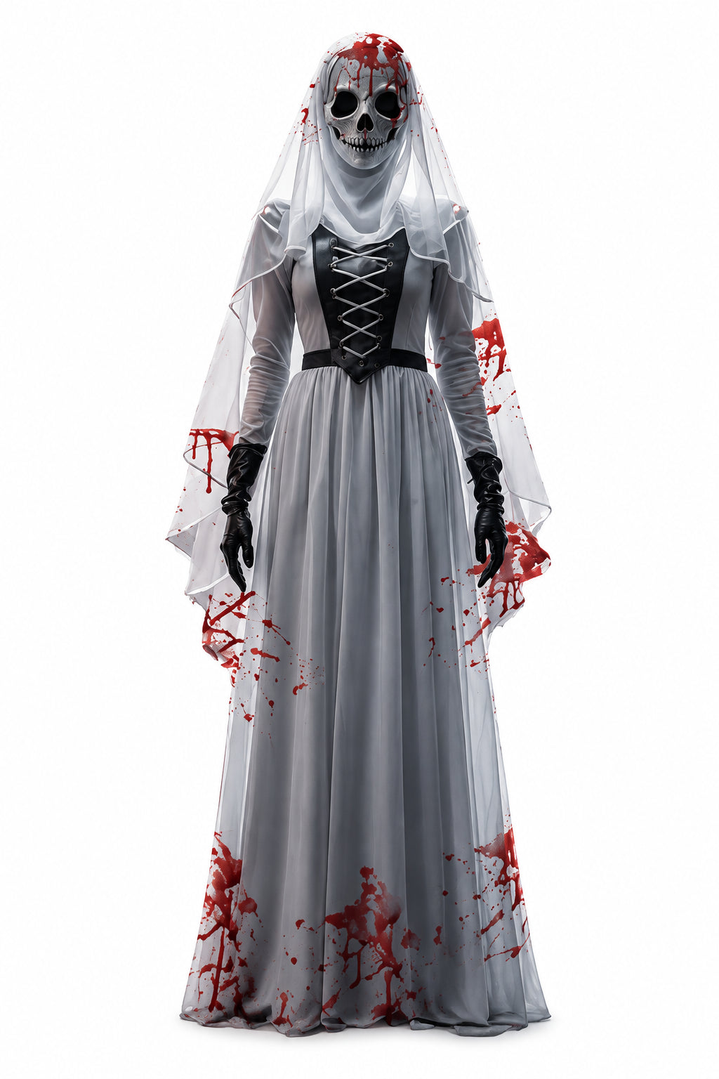 Toile décorative Halloween 2D – Mariée squelette