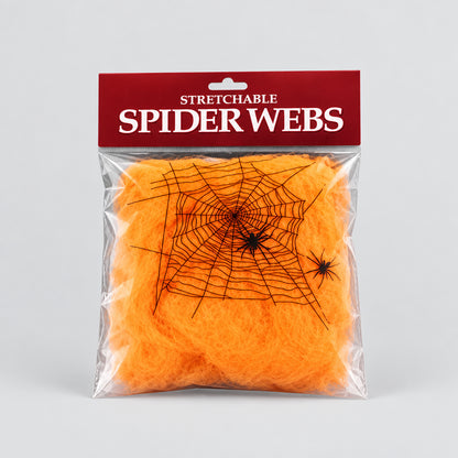 Toile d’araignée extensible pour Halloween – Plusieurs couleurs
