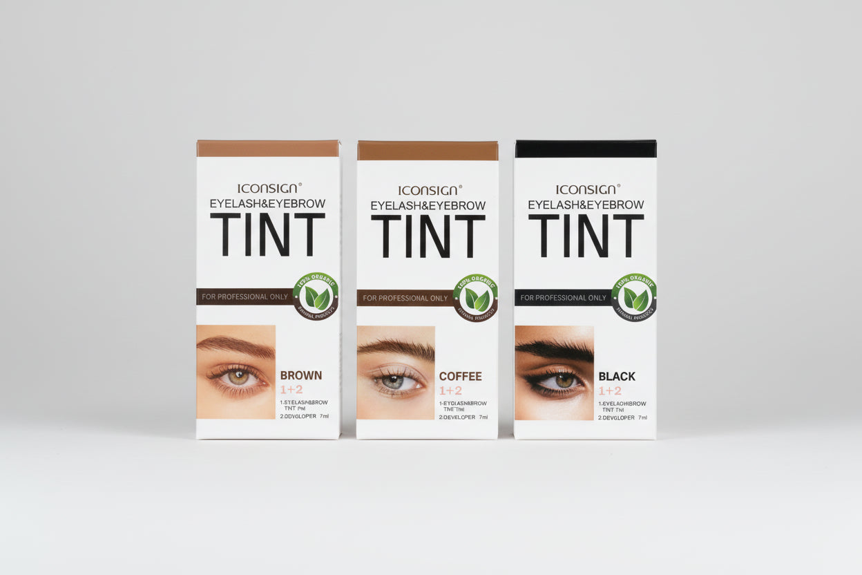 Kit de teinte de teinture pour cils et sourcils