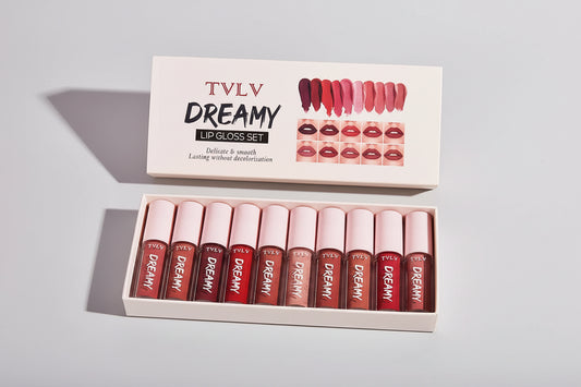 Lot de 10 rouges à lèvres velours