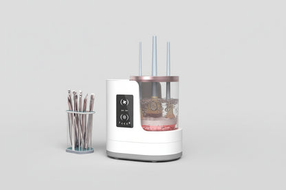 Nettoyant pour pinceaux de maquillage électrique