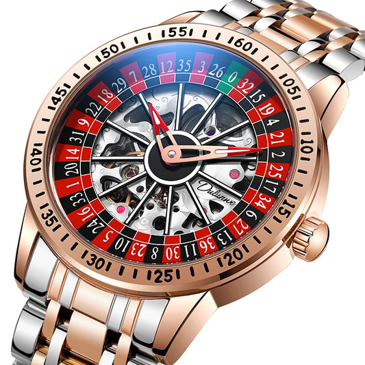 Gambling plate dial Luxury Brand Waterproof Mechanical Watches