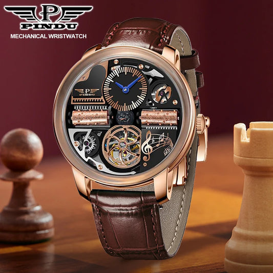 2025 PINDU Design NEW The Godfather Machinery Watch Men
