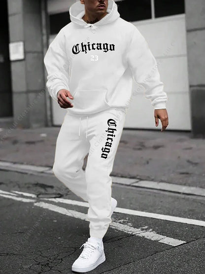 Mens  Hoodie Sweatpant 2 Piece Set