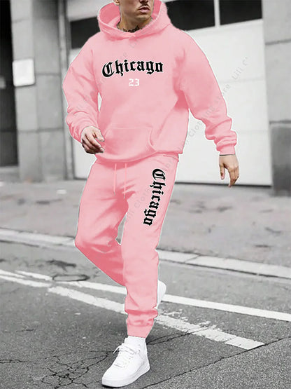 Mens  Hoodie Sweatpant 2 Piece Set