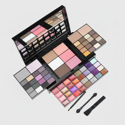 Palette de fards à barrage pailletés