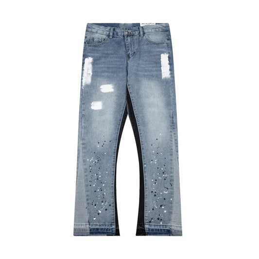 High-Street Trendy Micro-Flared Jeans