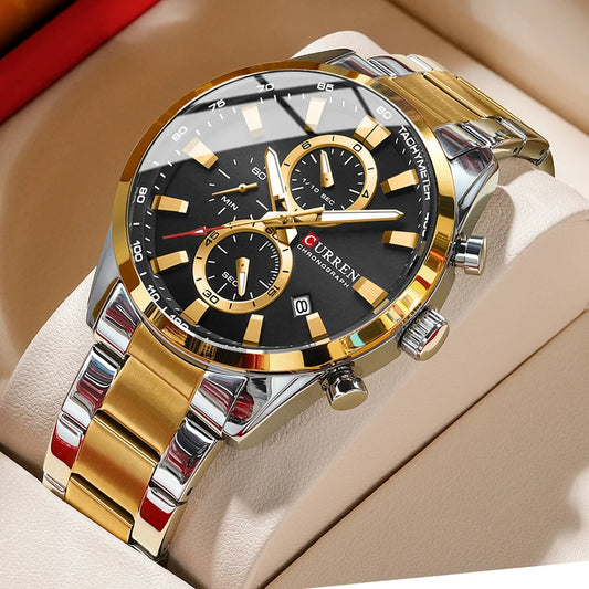 Montre Homme CURREN – Quartz Chrono Acier