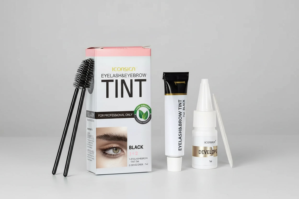 Kit de teinte de teinture pour cils et sourcils