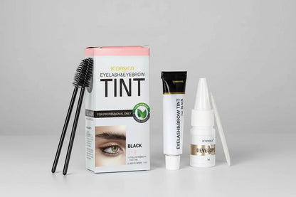 Kit de teinte de teinture pour cils et sourcils