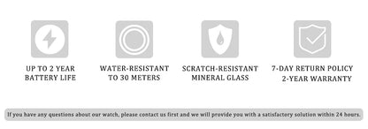 Montre Quartz Homme – Style Hip Hop Diamant