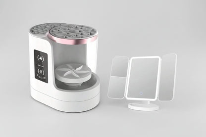 Nettoyant pour pinceaux de maquillage électrique