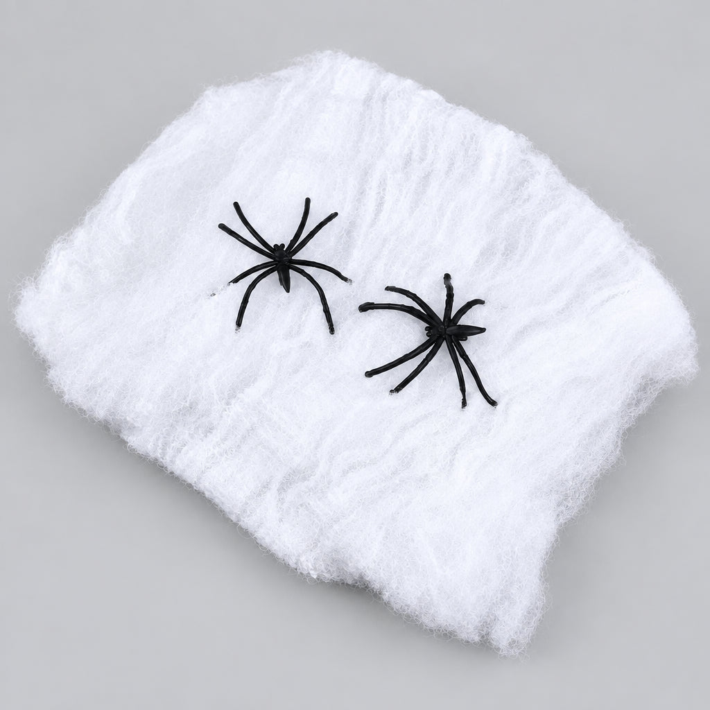 Toile d'araignée pour décor Halloween maison hantée