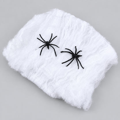 Toile d'araignée pour décor Halloween maison hantée