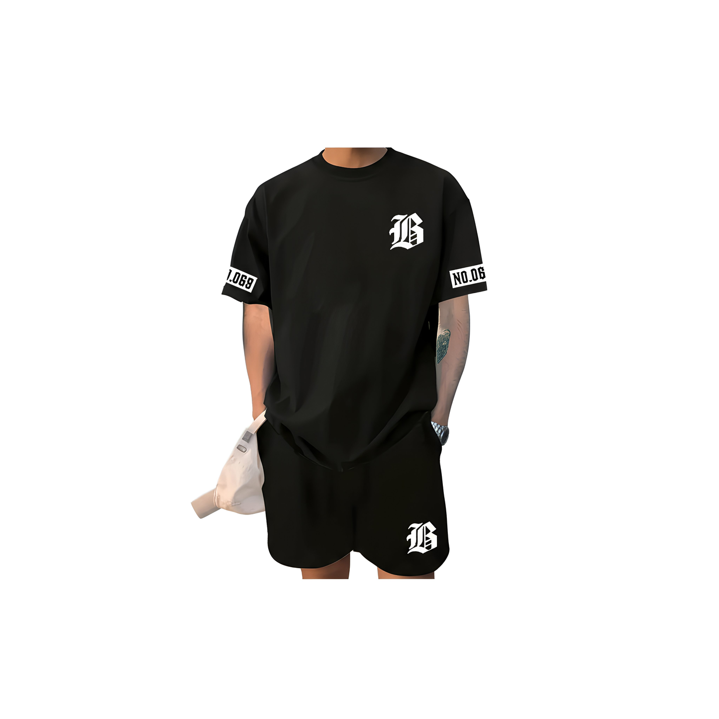 men's set  T-shirt. Short